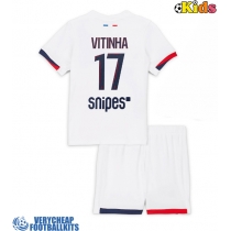 Paris Saint-Germain Vitinha #17 Replica Away Minikit 2025-26 Short Sleeve (+ pants)